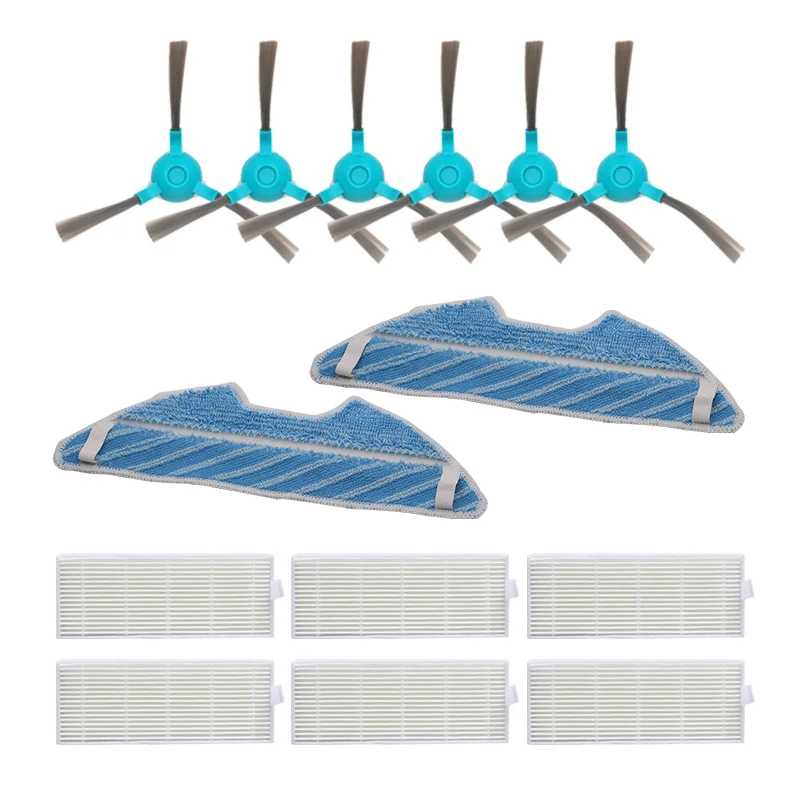 High Quality Side Brush HEPA Mop Set Robot Sweeper Accessories Replacement for Conga 1390 1290 Vacuum Cleaner
High Quality Side Brush HEPA Mop Set Robot Sweeper Accessories Replacement for Conga 1390 1290 Vacuum Cleaner