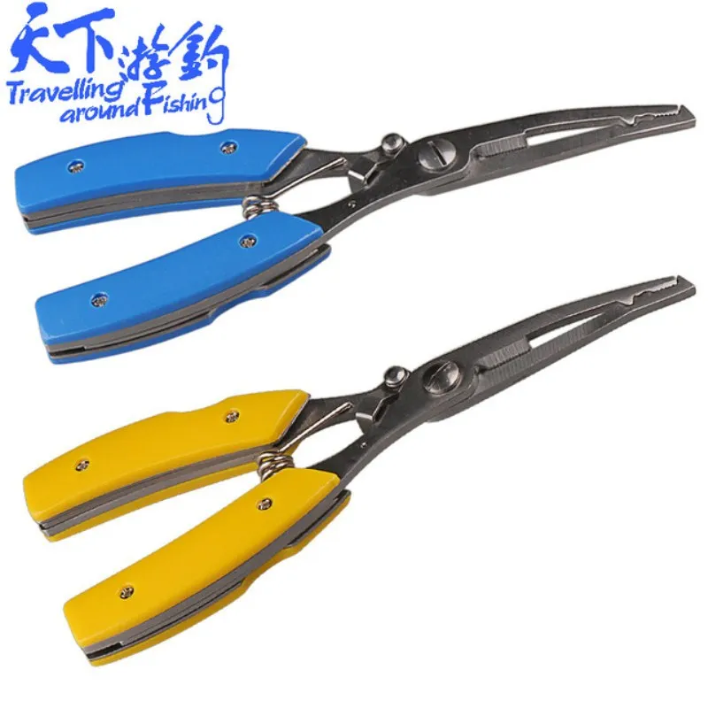 

Travelling around Fishing Scissors Stainless Steel Lure Fishing Pliers Fishing Accessories Tool Tackle Boxes Alicate De Pesca