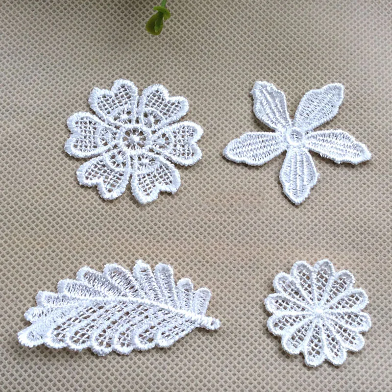 10pcs/lot White Lace Applique Polyester Trim Sew On Wedding Dress Garment Accessories DIY Bags Decoration -ZC
10pcs/lot White Lace Applique Polyester Trim Sew On Wedding Dress Garment Accessories DIY Bags Decoration -ZC