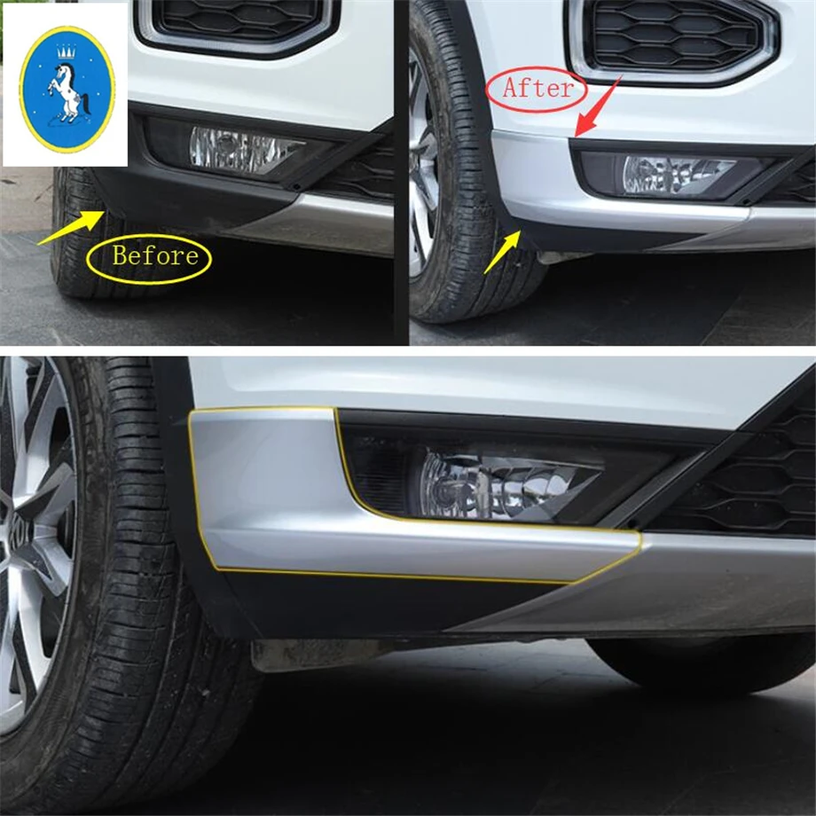 Yimaautotrims Auto Accessory Front Fog Lights Below Bumper Protector Corner Cover Trim For Volkswagen T-Roc T Roc 2018 2019 2020
Yimaautotrims Auto Accessory Front Fog Lights Below Bumper Protector Corner Cover Trim For Volkswagen T-Roc T Roc 2018 2019 2020