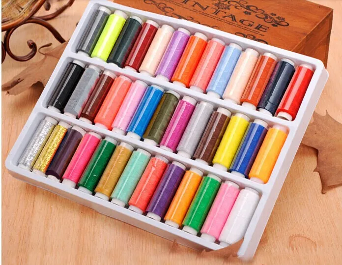 New Sewing Supplies 39pcs 200 Yard Mixed Colors Polyester Spool Sewing Thread For Hand Machine
New Sewing Supplies 39pcs 200 Yard Mixed Colors Polyester Spool Sewing Thread For Hand Machine
