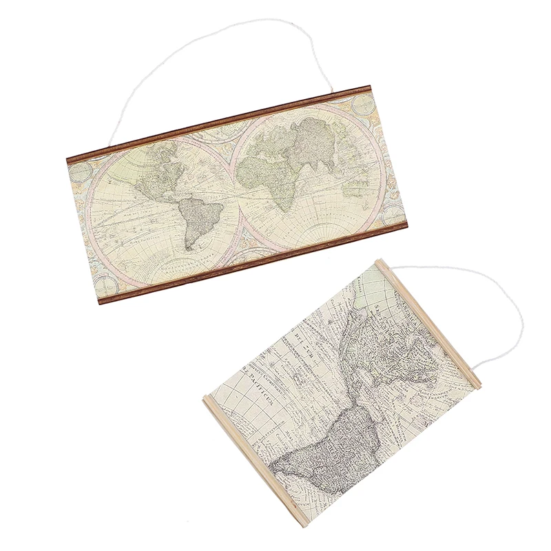 Dollhouse Miniature Accessories Mini World Map 1/12 Simulation Furniture Model Toys for Doll House Decoration
Dollhouse Miniature Accessories Mini World Map 1/12 Simulation Furniture Model Toys for Doll House Decoration