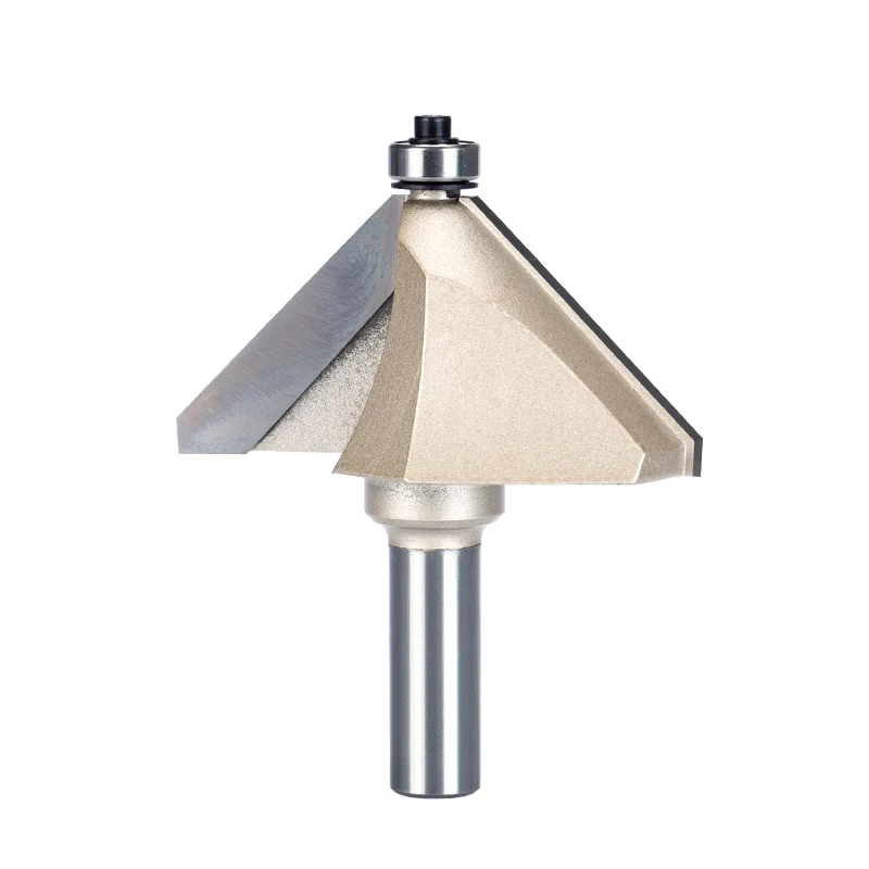 HUHAO 1pcs 1/4" 1/2" Shank Chamfer Cutter Router Bits for wood Horse Nose Bit 45 Deg CNC Woodworking Tools two Flute endmill
HUHAO 1pcs 1/4" 1/2" Shank Chamfer Cutter Router Bits for wood Horse Nose Bit 45 Deg CNC Woodworking Tools two Flute endmill
