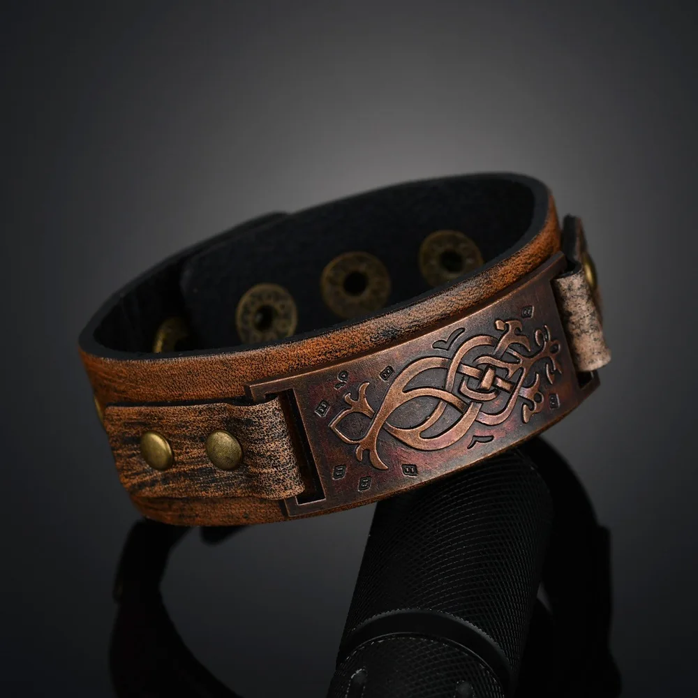 Fashion Men Women Geometric Charm Leather Bracelet Open Cuff PU Leather Bangles & Bracelet Vintage Punk Button Bracelet Jewelry
Fashion Men Women Geometric Charm Leather Bracelet Open Cuff PU Leather Bangles & Bracelet Vintage Punk Button Bracelet Jewelry