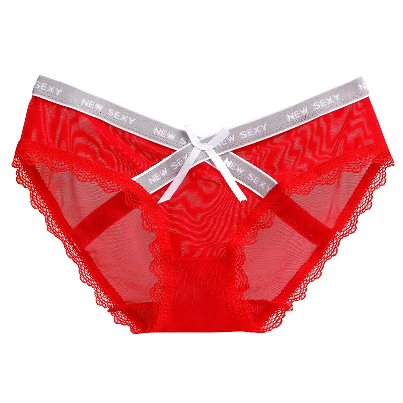 New Sexy Lace Bow Transparent Briefs For Women Mesh Low-rise Ultra-thin Briefs Knickers Panties Lady Lingerie Cross Underwear
New Sexy Lace Bow Transparent Briefs For Women Mesh Low-rise Ultra-thin Briefs Knickers Panties Lady Lingerie Cross Underwear
