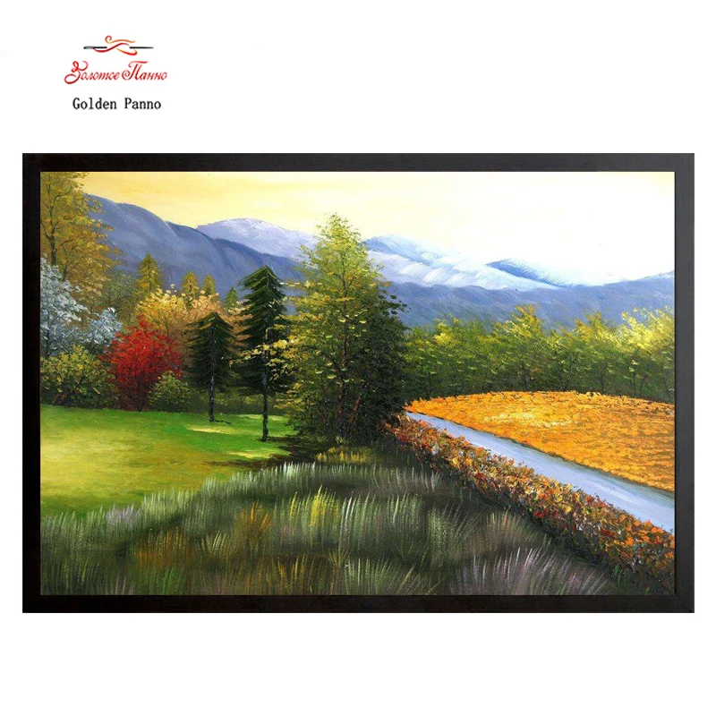 Golden Panno 5D DIY Diamond Embroidery Diamond Painting forest mointains landscape Cross Stitch Full square 3D mosaic carfts 7
Golden Panno 5D DIY Diamond Embroidery Diamond Painting forest mointains landscape Cross Stitch Full square 3D mosaic carfts 7