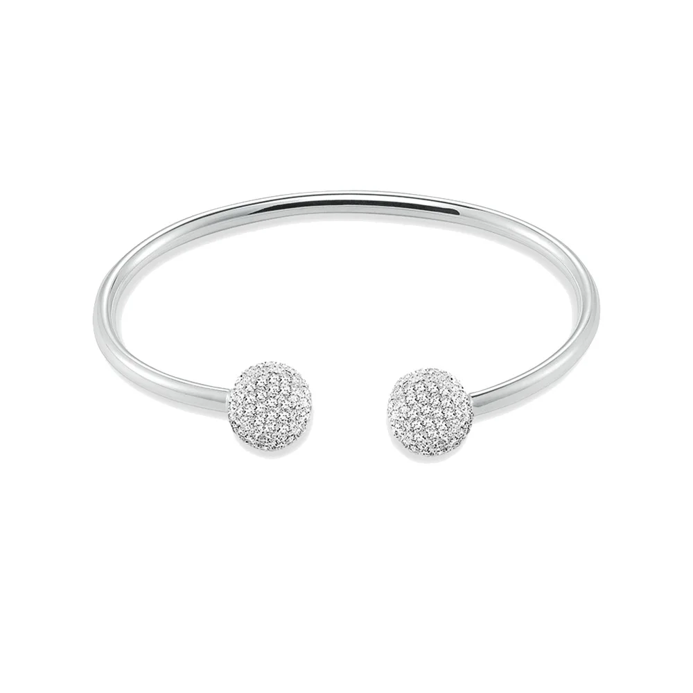 Silver White CZ Disco Ball Karma Beads Bangles & Bracelets, 2018 Fashion Thomas Style Bangle Bracelet Jewelry Gift For Women
Silver White CZ Disco Ball Karma Beads Bangles & Bracelets, 2018 Fashion Thomas Style Bangle Bracelet Jewelry Gift For Women
