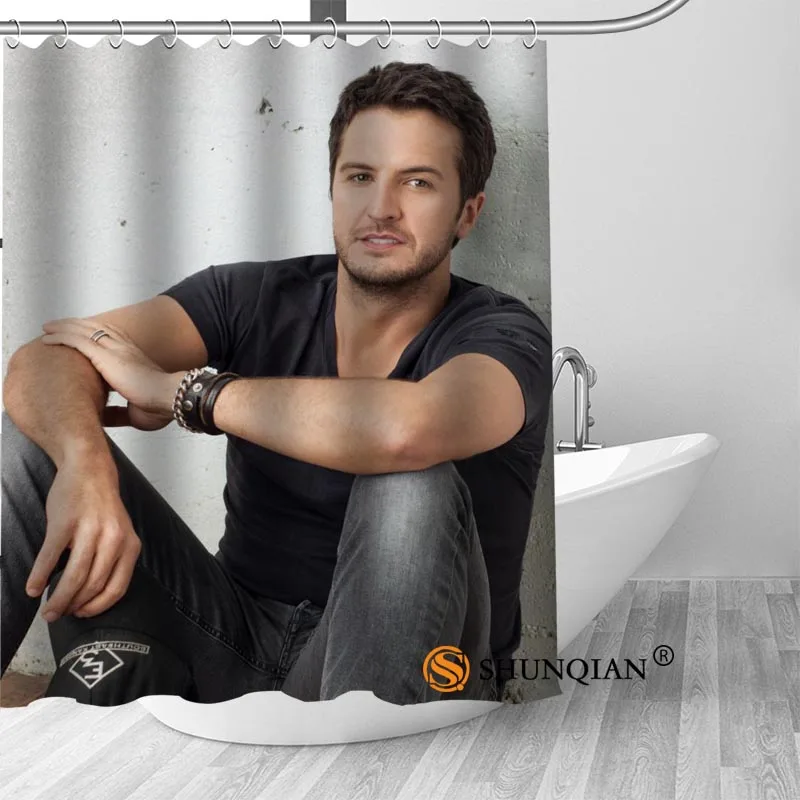 High Quality Custom Luke Bryan Shower Curtain Polyester Fabric Bath Curtain Hooks Mildew Resistant 1PC Custom
High Quality Custom Luke Bryan Shower Curtain Polyester Fabric Bath Curtain Hooks Mildew Resistant 1PC Custom