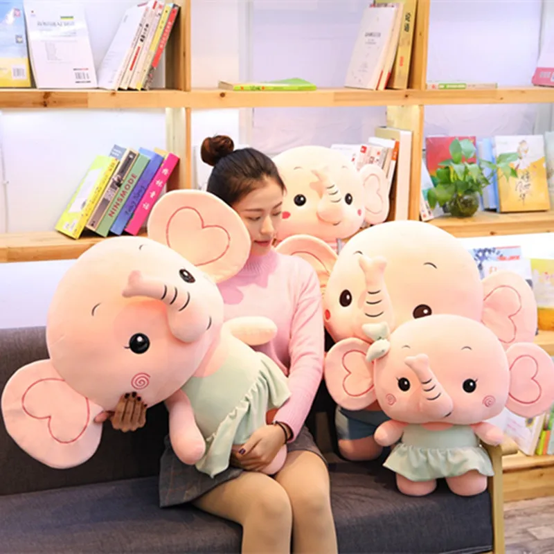30/70cm Large Plush Elephant Doll Kids Sleeping Soft Back Cushion Cute Stuffed Elephant Baby Accompany Doll Xmas birthday Gift
30/70cm Large Plush Elephant Doll Kids Sleeping Soft Back Cushion Cute Stuffed Elephant Baby Accompany Doll Xmas birthday Gift