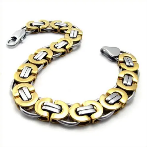 Women's Present Fashion Punk Jewelry Stainless Steel Silvery Golden Exquisite Round Shape Wholesale Cool Bracelet Length:22cm
Women's Present Fashion Punk Jewelry Stainless Steel Silvery Golden Exquisite Round Shape Wholesale Cool Bracelet Length:22cm