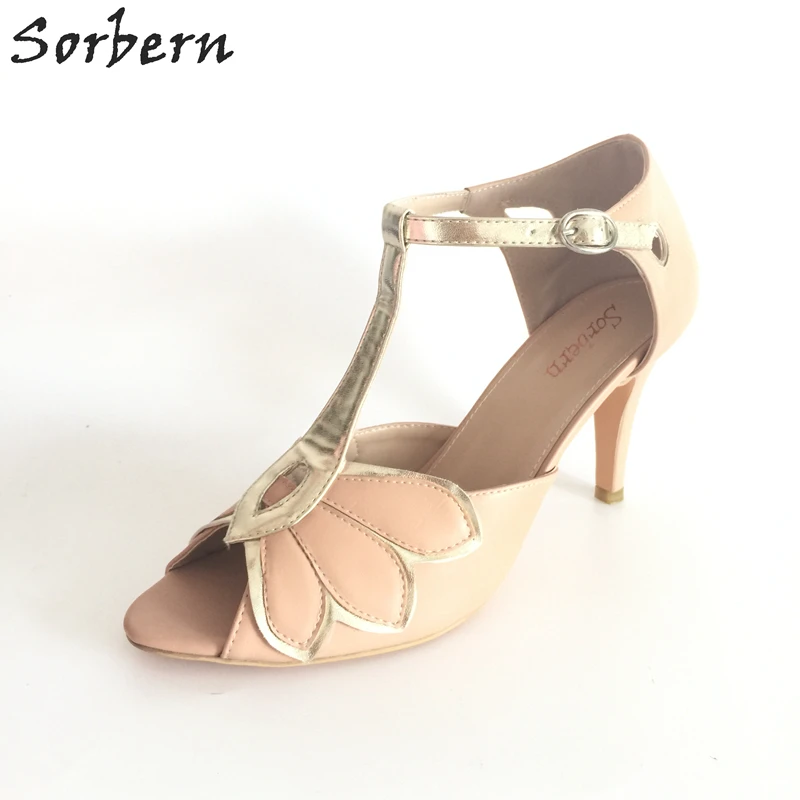 Sorbern T-Strap Custom Color Wedding Shoes Sandals Women Shoes 42 Bridal Shoes Size 34-46 Blush Pink Shoes For Women Open Toe
Sorbern T-Strap Custom Color Wedding Shoes Sandals Women Shoes 42 Bridal Shoes Size 34-46 Blush Pink Shoes For Women Open Toe