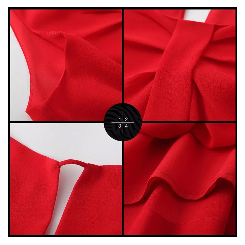 2019 Summer self-cultivation pure-color A-shaped suspended dress women sexy Chiffon sleeveless Waist collection bandage dress
2019 Summer self-cultivation pure-color A-shaped suspended dress women sexy Chiffon sleeveless Waist collection bandage dress