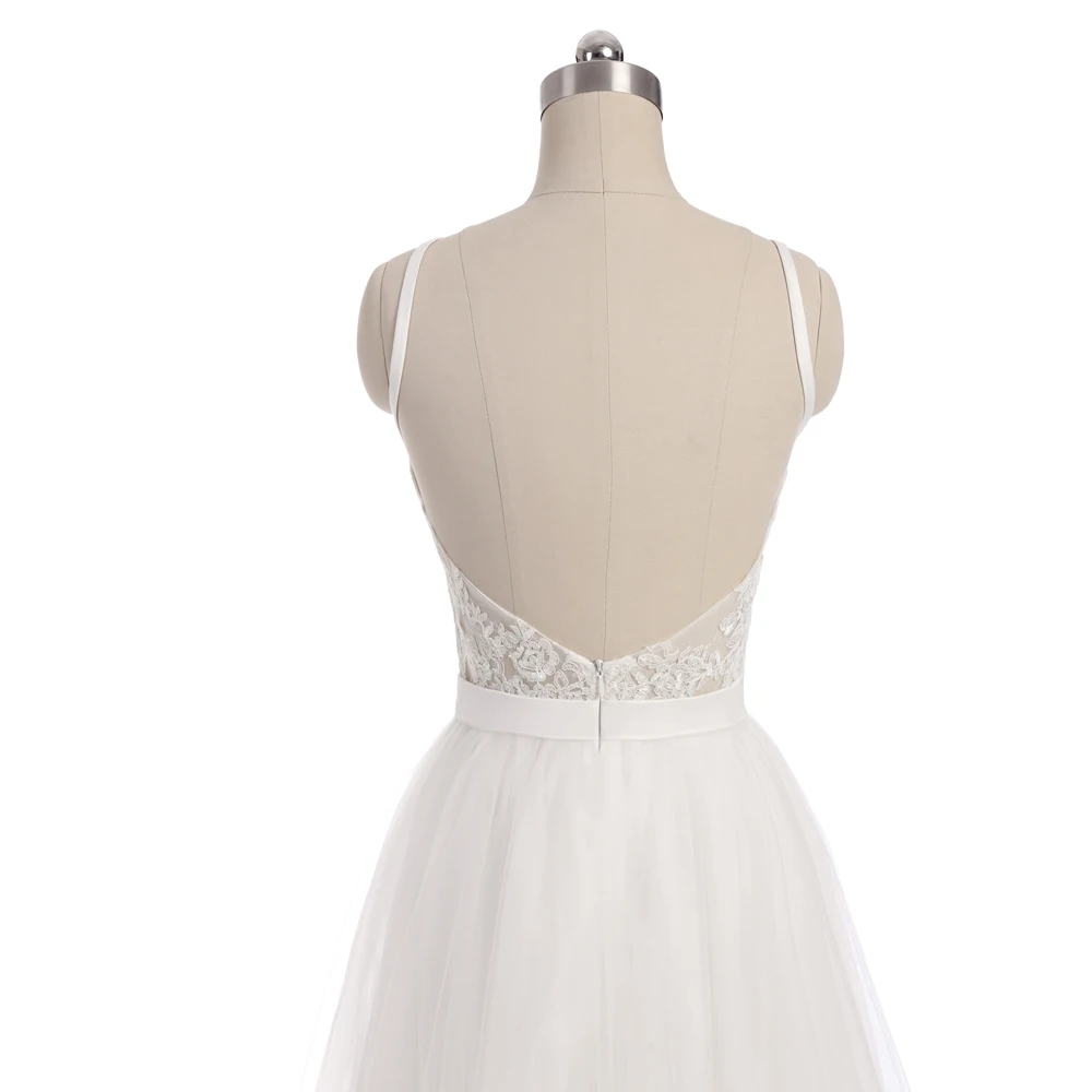 Beach Vestido De Noiva Wedding Dresses A-line Spaghetti Straps Tulle Lace Backless Wedding Gown Bridal Dresses HVVLF
Beach Vestido De Noiva Wedding Dresses A-line Spaghetti Straps Tulle Lace Backless Wedding Gown Bridal Dresses HVVLF