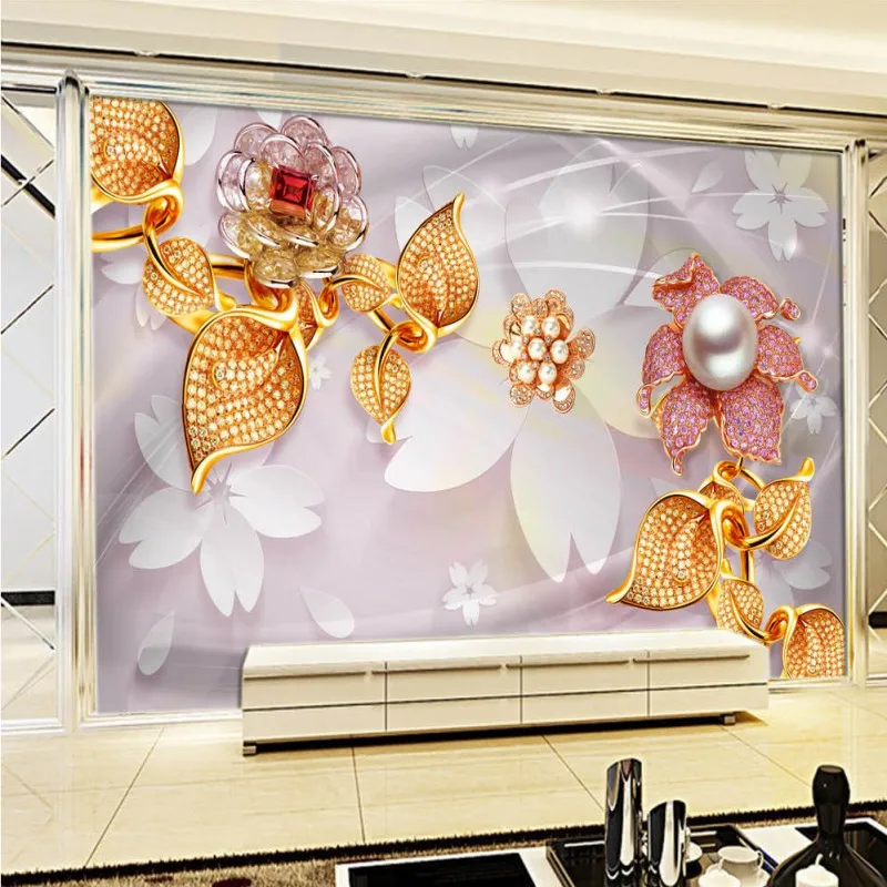 Custom photo wallpaper 3D European palace wind gold jewelry flowers TV backdrop wall stereo lobby wallpaper custom mural
Custom photo wallpaper 3D European palace wind gold jewelry flowers TV backdrop wall stereo lobby wallpaper custom mural