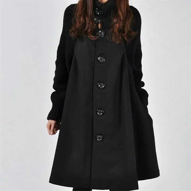 Зимнее пальто VIIANLES Женская шерстяная длинная куртка Женское плащ сохраняющее