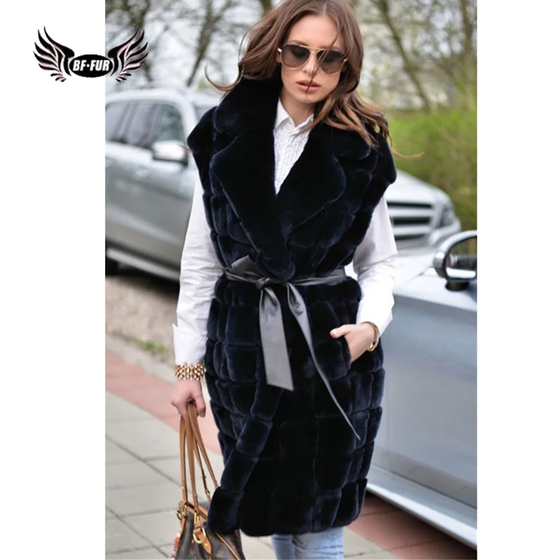 Whole Skin Rex Rabbit Fur Long Vest With Belt Women Winter Thick Warm Gilet Natural Fur Coat Real Rabbit Fur Jacket
Whole Skin Rex Rabbit Fur Long Vest With Belt Women Winter Thick Warm Gilet Natural Fur Coat Real Rabbit Fur Jacket