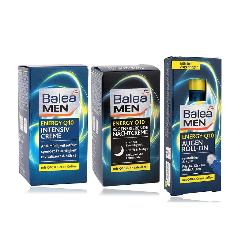 Balea Men Energy Q10 интенсивный дневной крем для лица + восстанавливающий ночной