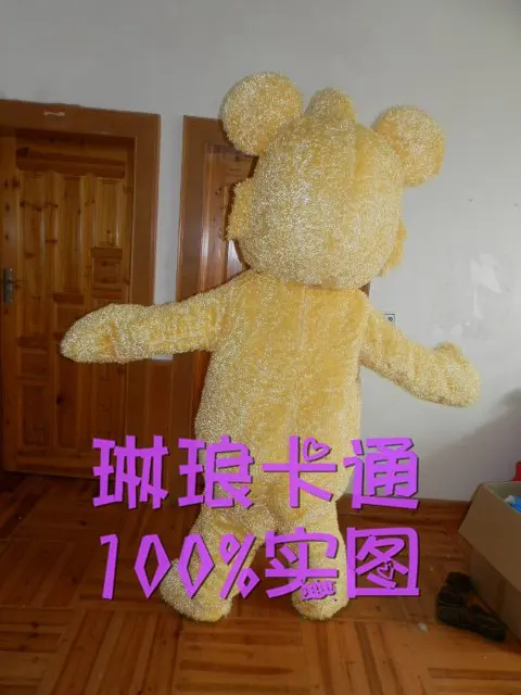 Yellow Teddy Bear Mascot Costume Adult Cartoon Character Amusement Parkfunfair Animation Film Fancy Dress for Halloween Party
Yellow Teddy Bear Mascot Costume Adult Cartoon Character Amusement Parkfunfair Animation Film Fancy Dress for Halloween Party