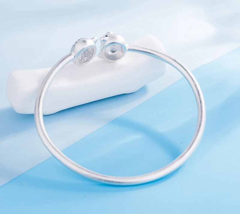 New baby S925 sterling silver bracelet opening design adjustable size cat bracelet child solid silver bracelet free shipping
New baby S925 sterling silver bracelet opening design adjustable size cat bracelet child solid silver bracelet free shipping