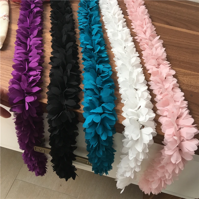 Wide 6cm 3D Chiffon Shivering Flowers Lace Trim Sewing Supplies Dress Decoration Lace Fabric Applique
Wide 6cm 3D Chiffon Shivering Flowers Lace Trim Sewing Supplies Dress Decoration Lace Fabric Applique