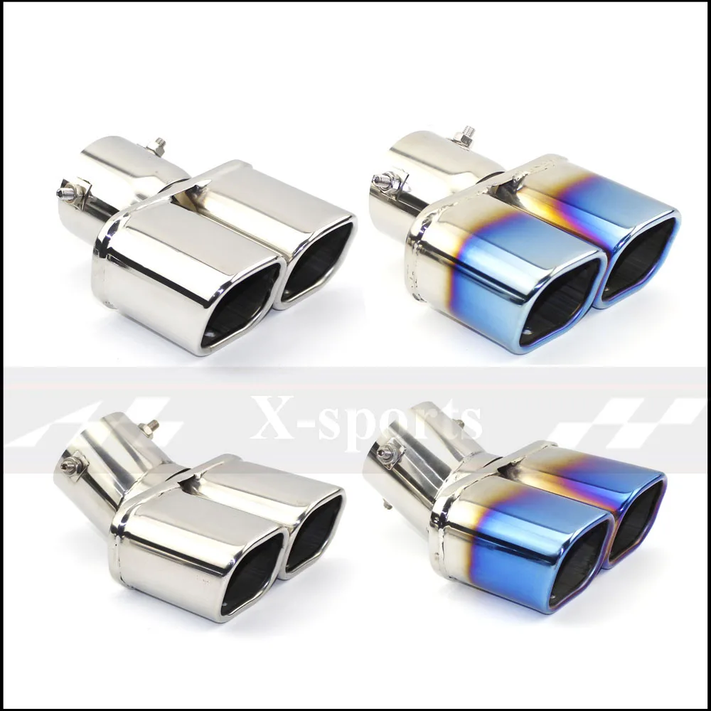 Exhaust Pipe Muffler Tail Pipe Outlet Nozzle End Universal Stainless Steel Square End One Change Two Double Out ID 60MM 75MM
Exhaust Pipe Muffler Tail Pipe Outlet Nozzle End Universal Stainless Steel Square End One Change Two Double Out ID 60MM 75MM
