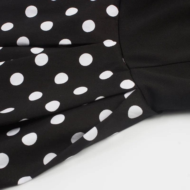 V-neck Dot Print Short-sleeved Vintage Stitching Dress Women Summer Spring Autumn A-Line Retro Patchwork Party Dresses with Belt
V-neck Dot Print Short-sleeved Vintage Stitching Dress Women Summer Spring Autumn A-Line Retro Patchwork Party Dresses with Belt
