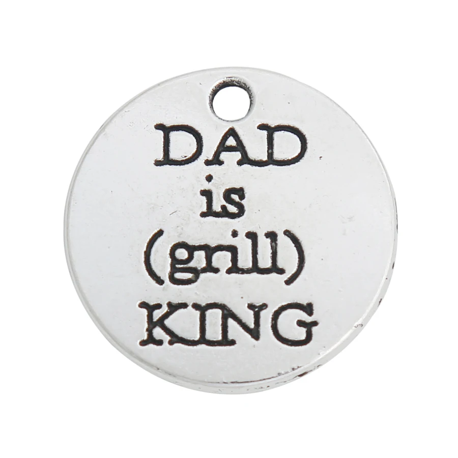 Круглые Подвески raixtar, 20 мм, из сплава, для папы с грилем, для King Charms, 20 шт., AAC440
Круглые Подвески raixtar, 20 мм, из сплава, для папы с грилем, для King Charms, 20 шт., AAC440