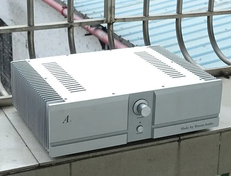 High-grade BZ4312A2 silver full Aluminum amplifier chassis BOX amp DIY case | Электроника