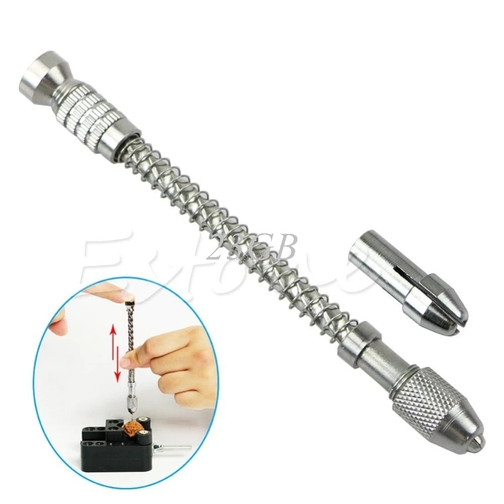 Mini Pin Vise Wood Spiral Hand Push Drill Chuck For Jewelry Tool Micro Twist Bit A03_20
Mini Pin Vise Wood Spiral Hand Push Drill Chuck For Jewelry Tool Micro Twist Bit A03_20