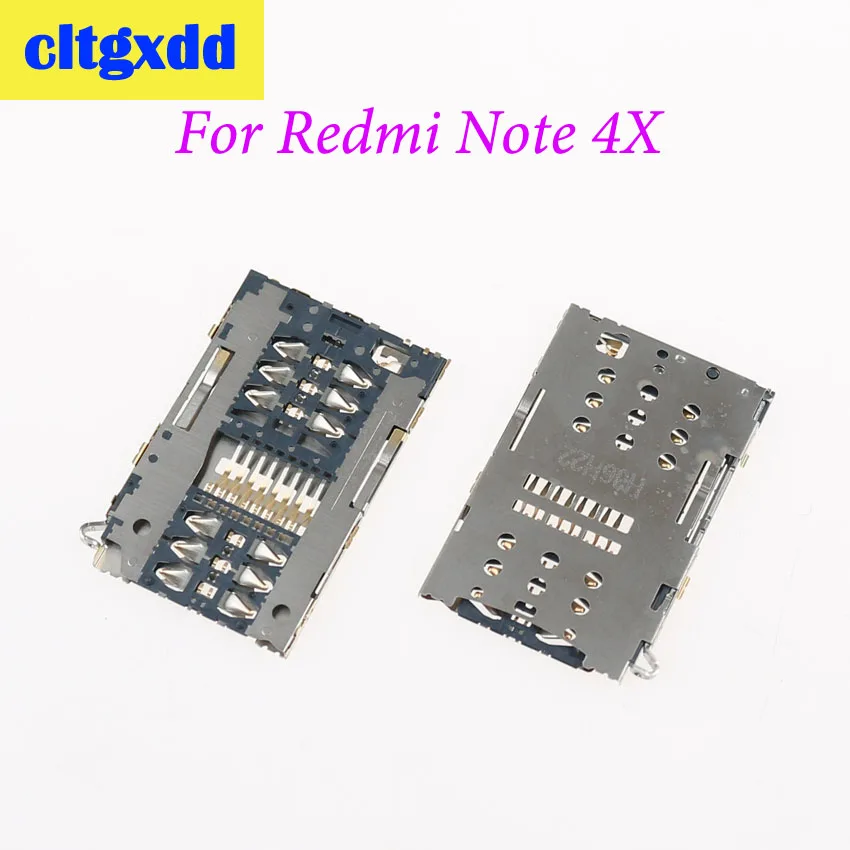 Разъем для считывания SIM карт cltgxdd разъем гнезда Xiaomi Redmi Note 4X запасные