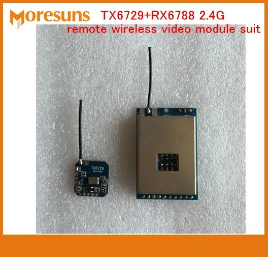 Free Ship TX6729+RX6788 2.4G remote wireless video module suit wireless audio and video transmission transceiver module
Free Ship TX6729+RX6788 2.4G remote wireless video module suit wireless audio and video transmission transceiver module