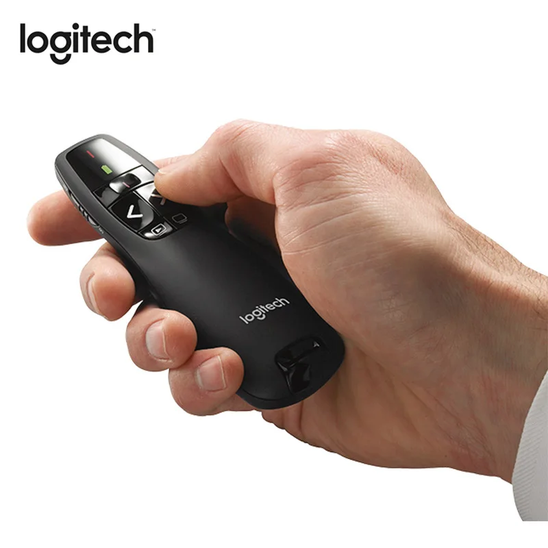 Logitech R400 беспроводной Презентер демонстрационная указка пульт дистанционного