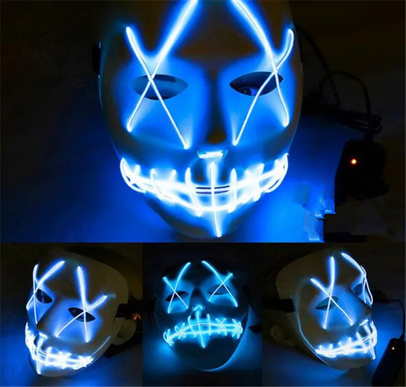 10pcs Halloween Mask LED Light Up Party Masks The Purge Election Year Great Funny Masks Festival Cosplay Costume Supplies Glow
10pcs Halloween Mask LED Light Up Party Masks The Purge Election Year Great Funny Masks Festival Cosplay Costume Supplies Glow