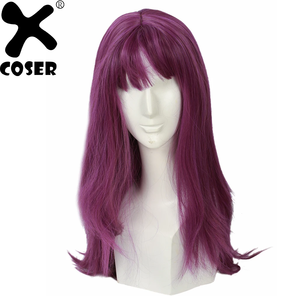 Фото XCOSER потомки 2 ТЗА фиолетовый волос реквизит для косплея женщин Хэллоуин вечерние(China)
