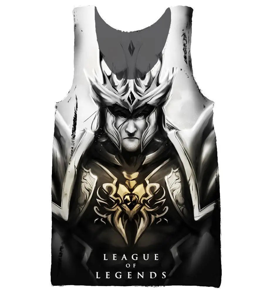 Tank Top Men League of Legends Game Vest Gym Tank Tops Fitness Sleeveless Shirt Anime Streetwear Summer Vests DropShipping S-5XL
Tank Top Men League of Legends Game Vest Gym Tank Tops Fitness Sleeveless Shirt Anime Streetwear Summer Vests DropShipping S-5XL