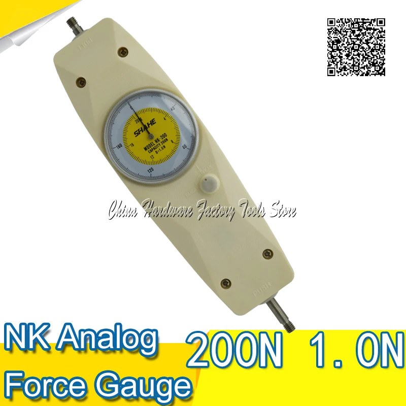 SHAHE Pointer push voltage meter NK-200 dynamometer new measurement tool power meter
SHAHE Pointer push voltage meter NK-200 dynamometer new measurement tool power meter