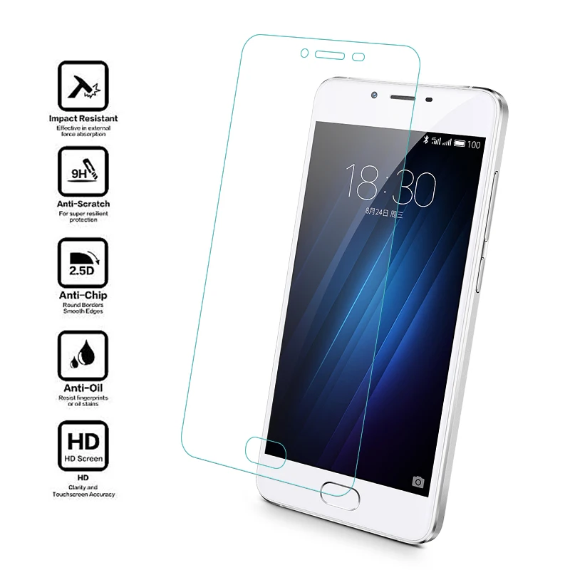 Ударопрочное защитное закаленное стекло для Meizu Pro 6 Pro7 Plus 7 Защитная пленка экрана