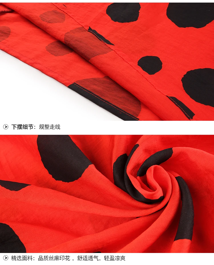 2019Summer style fashion women polka dot loose dress turn down collar raglan sleeves casual vestidos plus size shirt dress XXXXL
2019Summer style fashion women polka dot loose dress turn down collar raglan sleeves casual vestidos plus size shirt dress XXXXL