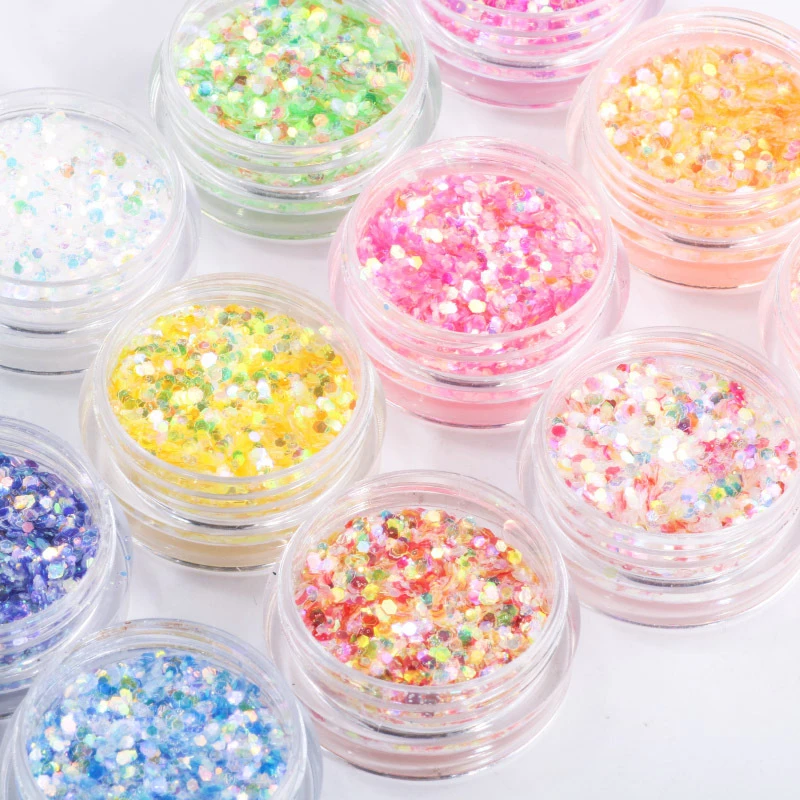 1 Case Colorful Laser Hexagon Shape Chunky Glitter Nail Art Sequins 12 Colors Flakes Glitters for Face Body Eye Hair Decorations
1 Case Colorful Laser Hexagon Shape Chunky Glitter Nail Art Sequins 12 Colors Flakes Glitters for Face Body Eye Hair Decorations