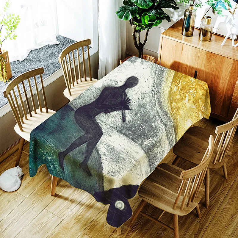 Simple Color Pattern Tablecloth Digital Printing Polyester Comfortable Waterproof Table Cloth Cover for Home
Simple Color Pattern Tablecloth Digital Printing Polyester Comfortable Waterproof Table Cloth Cover for Home