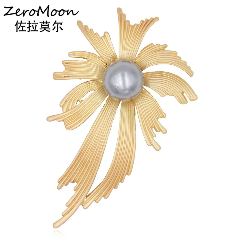 Elegance Metal Flower Brooch Pin Fireworks Pearl Women Pearl Fashion Jewelry Clothing Accessory Scarf Clip
Elegance Metal Flower Brooch Pin Fireworks Pearl Women Pearl Fashion Jewelry Clothing Accessory Scarf Clip