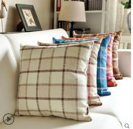 simple pastoral plaid pattern cushion cover checked printed lumbar pillowcase sofa lumbar pillow cover for backrest
simple pastoral plaid pattern cushion cover checked printed lumbar pillowcase sofa lumbar pillow cover for backrest