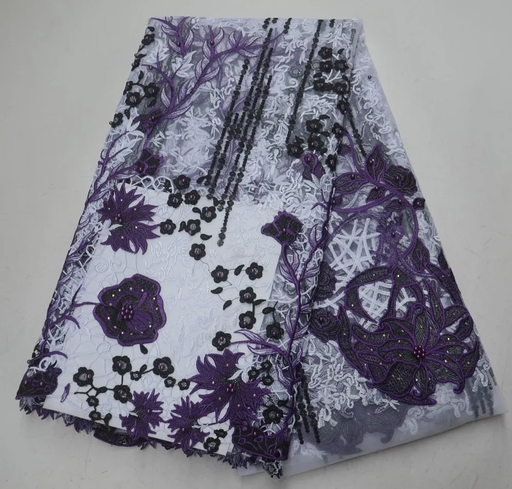 New African lace embroidery chiffon lace with beads and stones, hot French lace fabric for party wear
New African lace embroidery chiffon lace with beads and stones, hot French lace fabric for party wear