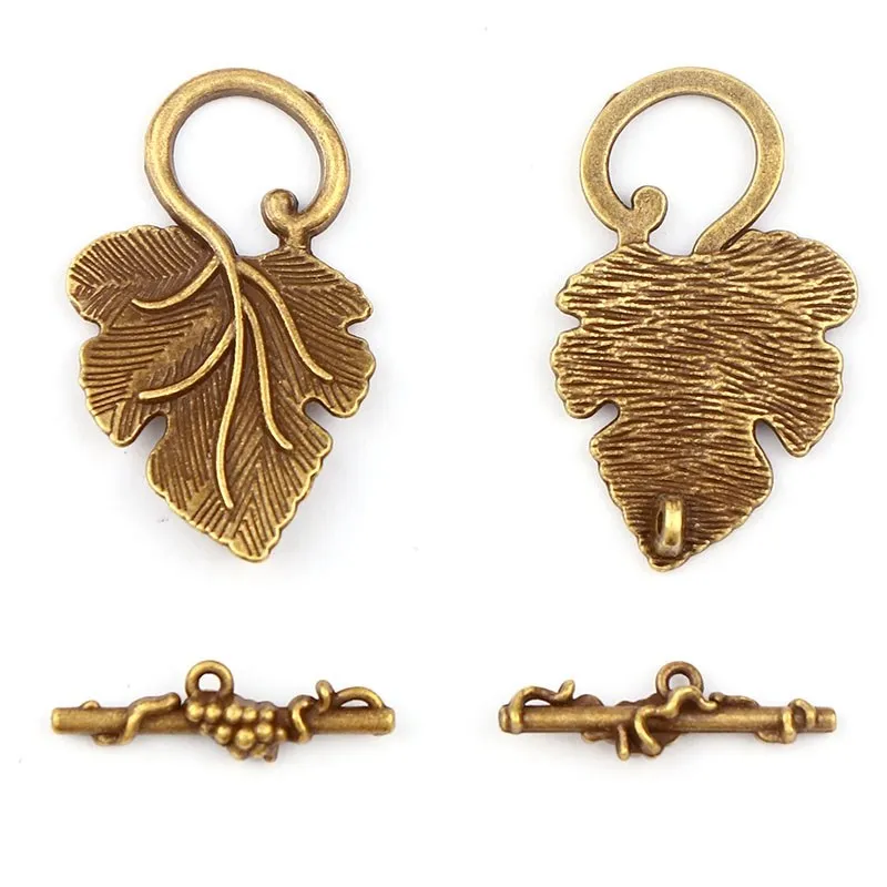 Leaf&Rose Flower Antique Bronze Color OT Toggle Buckle Connectors Bracelet Necklace Clasps DIY Jewelry Findings Accessories
Leaf&Rose Flower Antique Bronze Color OT Toggle Buckle Connectors Bracelet Necklace Clasps DIY Jewelry Findings Accessories