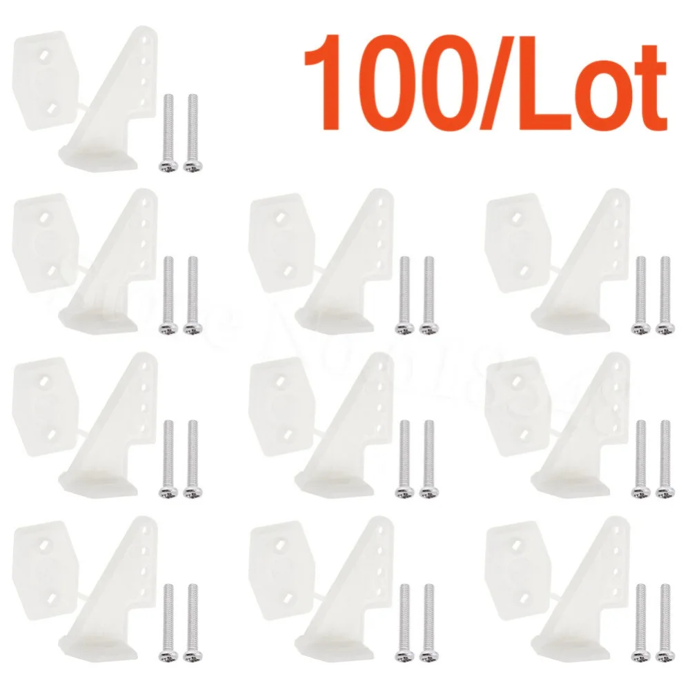 100 компл./лот, нейлоновый пластик, стандартный контроль, рога W13xL18xH25mm, 4 отверстия с винтами для RC самолетов, запчасти, замена модели KT
100 компл./лот, нейлоновый пластик, стандартный контроль, рога W13xL18xH25mm, 4 отверстия с винтами для RC самолетов, запчасти, замена модели KT