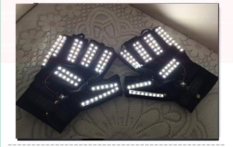 LED Gloves Laser Show Stage Props Nightclub Singer Dancer Bright LED Light Gloves for Party Supplies
LED Gloves Laser Show Stage Props Nightclub Singer Dancer Bright LED Light Gloves for Party Supplies