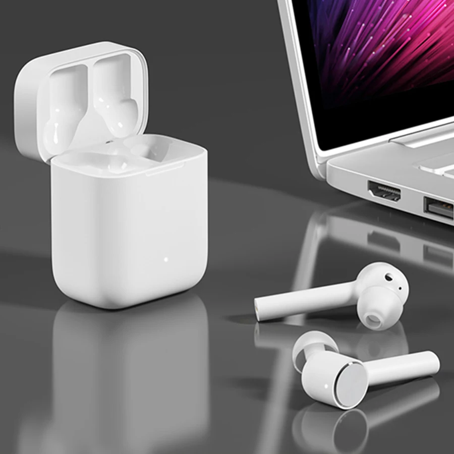 2019 Оригинал Xiaomi Air гарнитура TWS Bluetooth True Беспроводные спортивные стереонаушники ANC