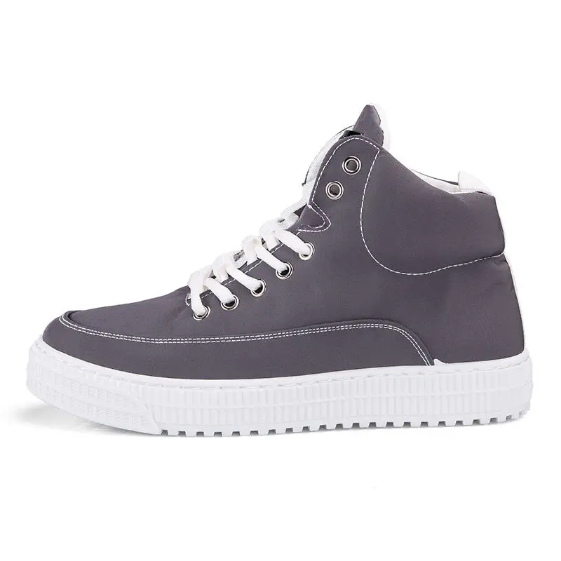 LAISUMK Fashion Men Canvas Shoes Hip-hop High Help Men Shoes 2020 Lace-Up Casual Ankle Boots Brand Flock Flat Casual Male Shoes
LAISUMK Fashion Men Canvas Shoes Hip-hop High Help Men Shoes 2020 Lace-Up Casual Ankle Boots Brand Flock Flat Casual Male Shoes