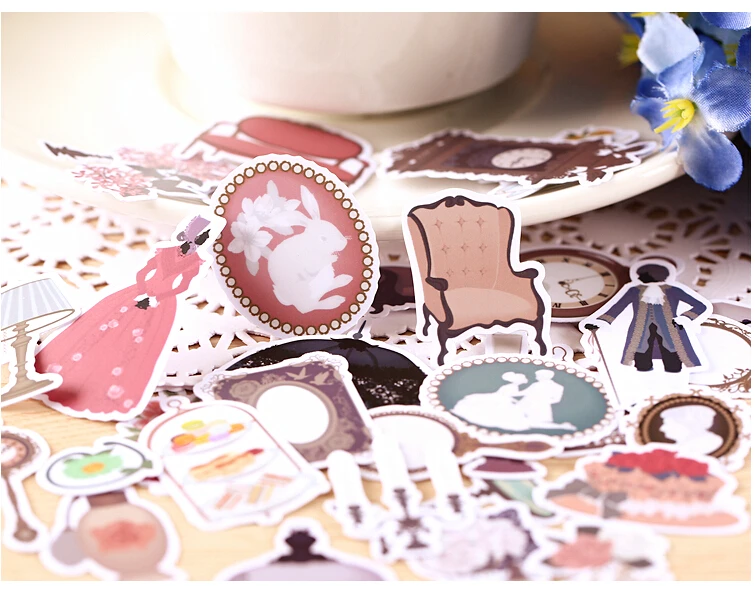 38pcs Creative kawaii Self-made European style palace life Stickers/ Beautiful Stickers /Decorative Sticker /DIY Craft Photo Al
38pcs Creative kawaii Self-made European style palace life Stickers/ Beautiful Stickers /Decorative Sticker /DIY Craft Photo Al