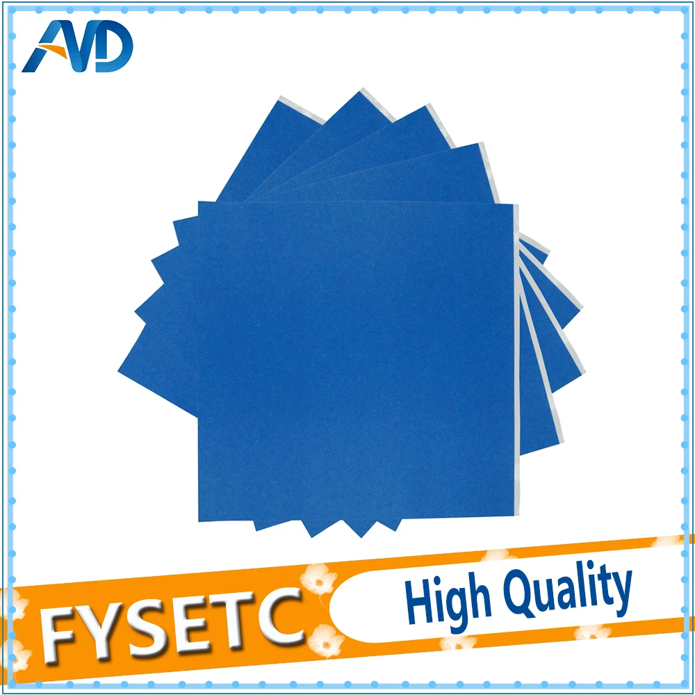 2pcs Heating Bed Blue High Temperature Tape 220*220mm With Rubber Adhesive Material Paper For Wanhao i3 Anet A8 A6 Ender 5
2pcs Heating Bed Blue High Temperature Tape 220*220mm With Rubber Adhesive Material Paper For Wanhao i3 Anet A8 A6 Ender 5